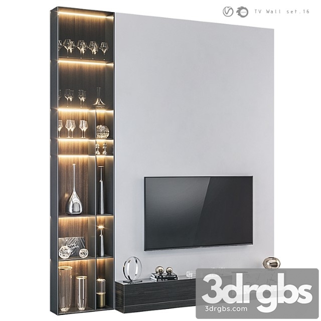 Tv wall set 16