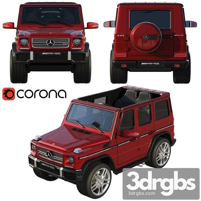 Toy Childrens Electric Car Mercedes Benz G65 Amg