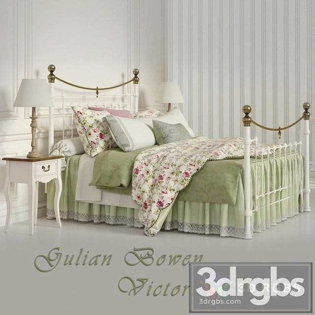 Julian Bowen Victoria Metal Headboard Bed