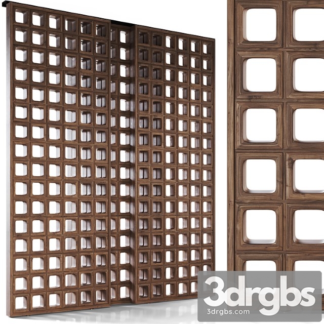 Bogart decorative sliding partition from mezzo