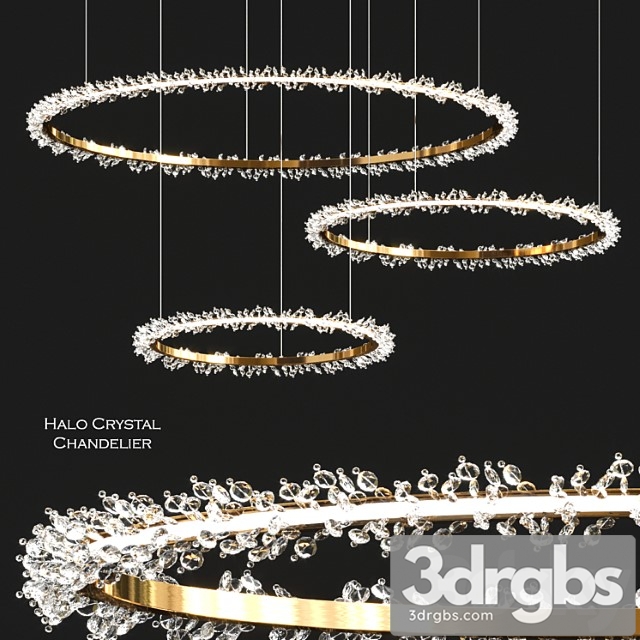 Halo Crystal Chandelier by Manooi