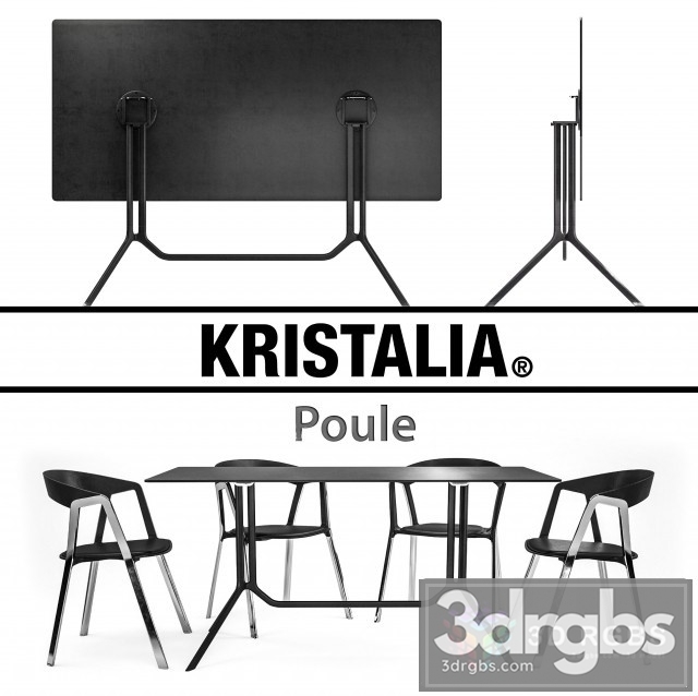 Kristalia Poule and Compas