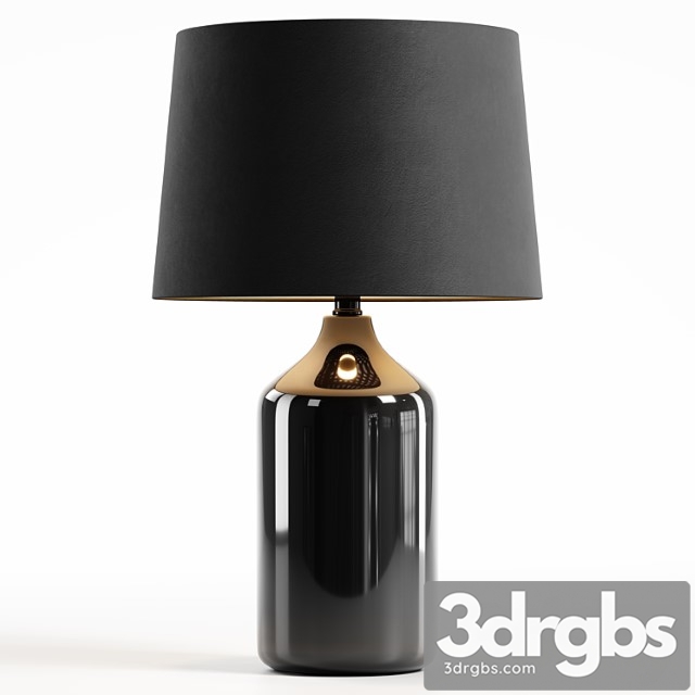 Zara home - the black ceramic base lamp 2