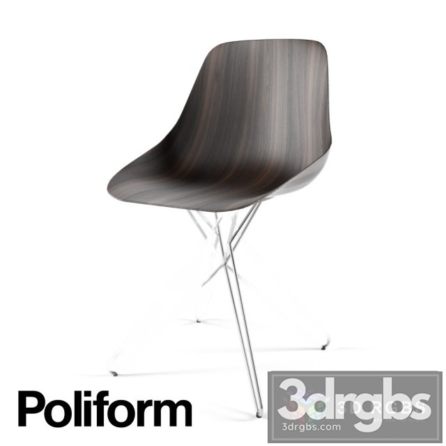 Poliform Harmony Steel Chair
