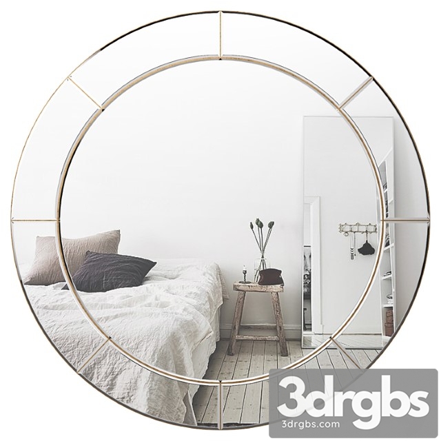 Large round wall mirror brys3835