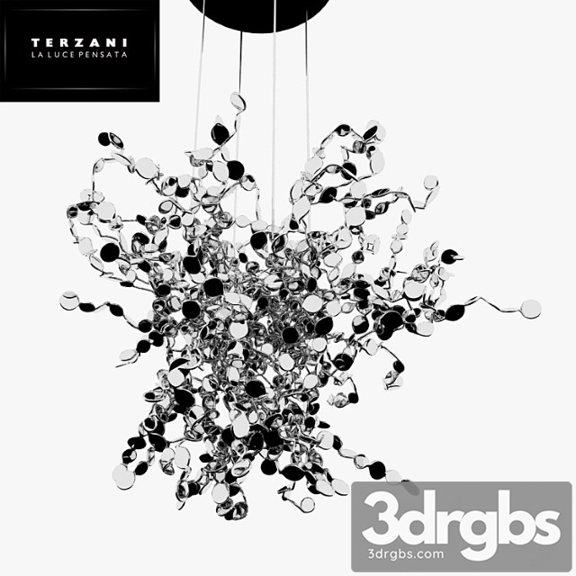 Chandelier Terzani Argent