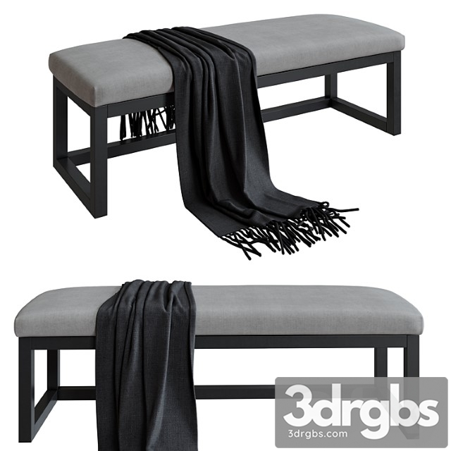 Upholstered bench yola 2