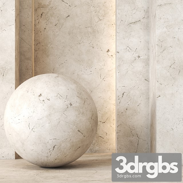 Travertine texture 4k - seamless 3