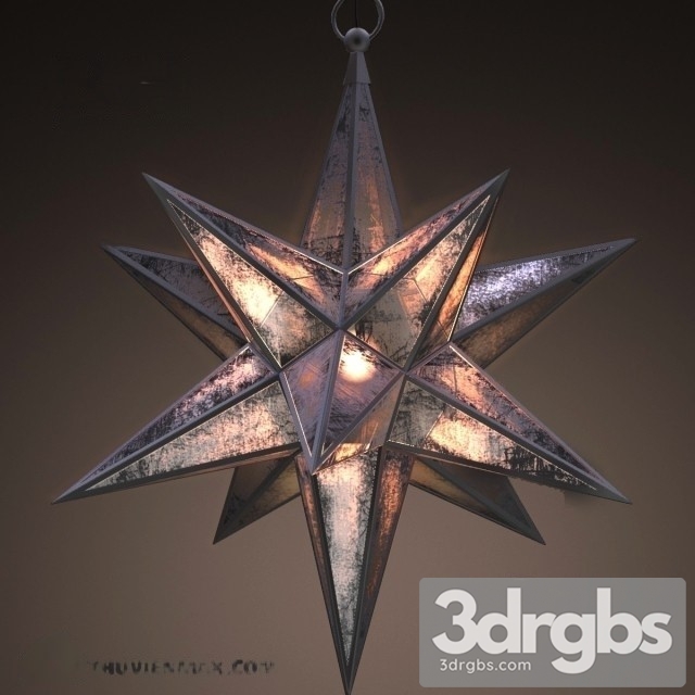 RH Moravian Star Pendant