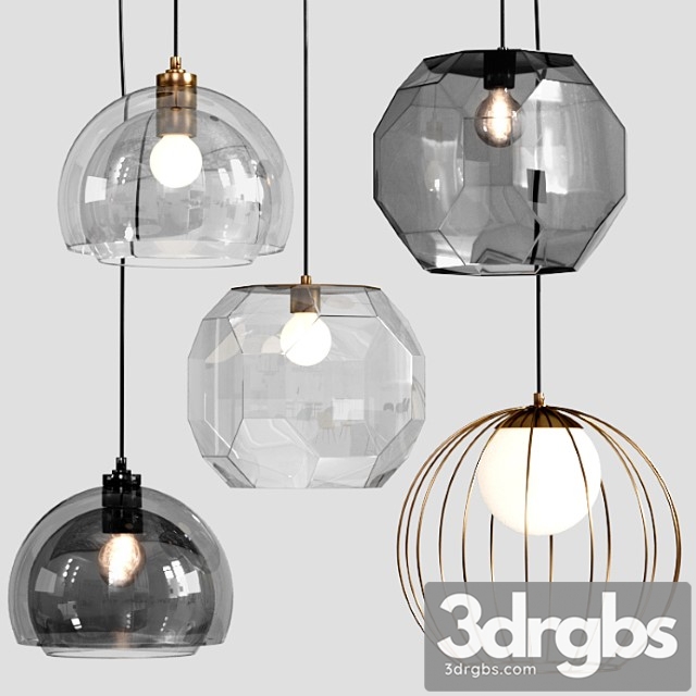 Cb2 pendant light set