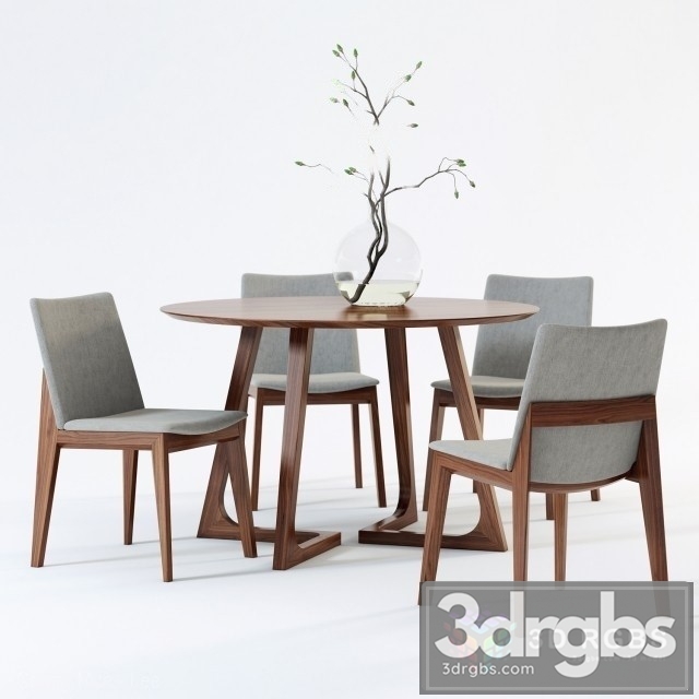 Scandinavian Designs Fuchsia Dining Chair Cress Round Dining Table