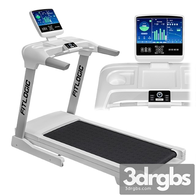 Treadmill fitlogic white