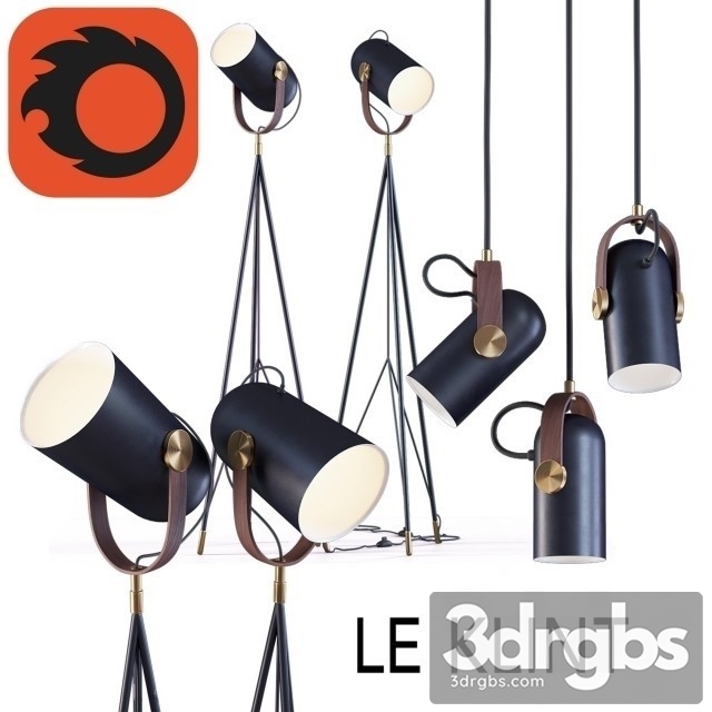 High floor lamp and Pendant lamp By Le Klint