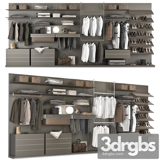 Rimadesio abacus walk-in closet 1