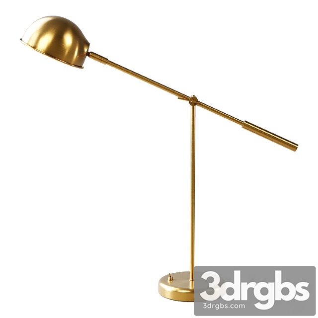 Zara home - the gold metal table lamp