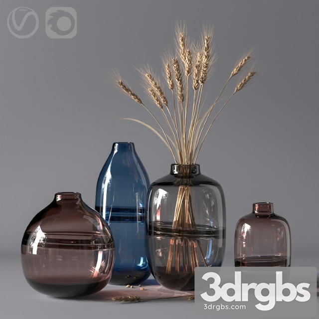 Minimalist Clear Glass Vase