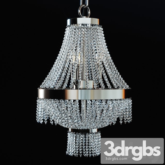 Crystal lamp ideal lux augustus sp4 cromo