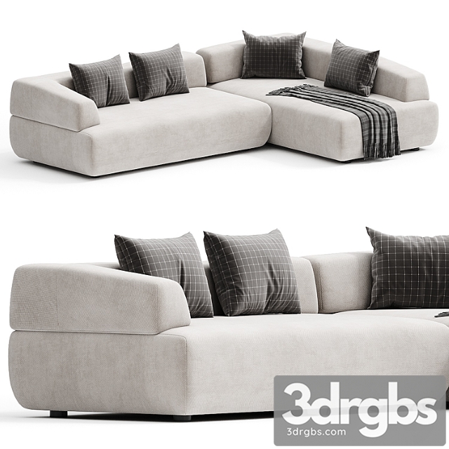 Italo Sofa With Chaise Longue By Minimomassimo