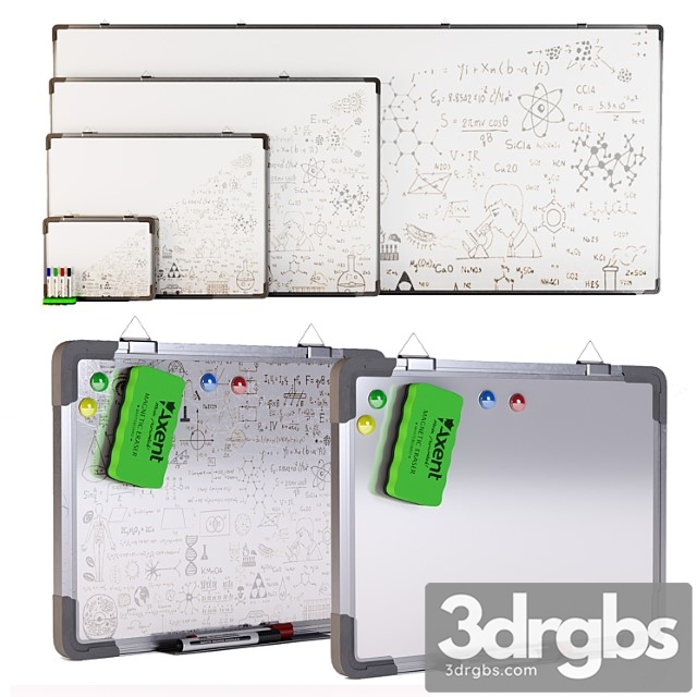 Set of magnetic boards forpus