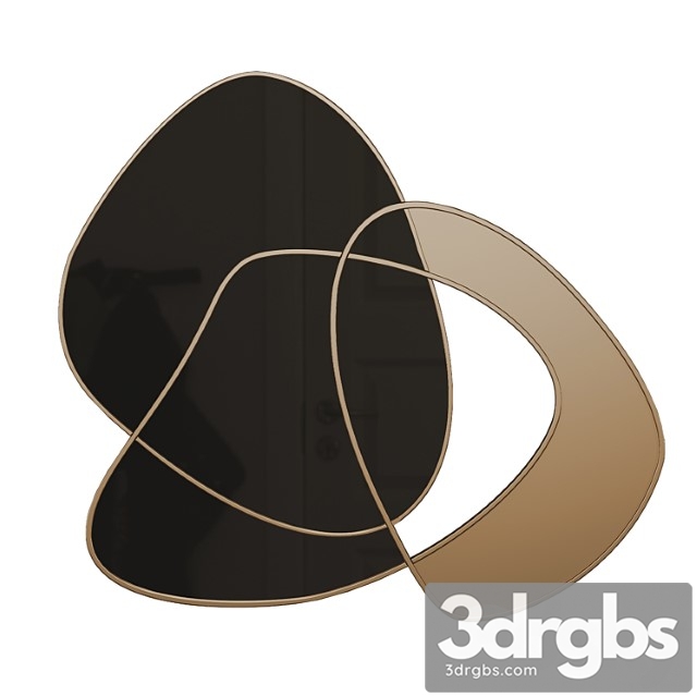 Abstract 3D Metal Wall Decor