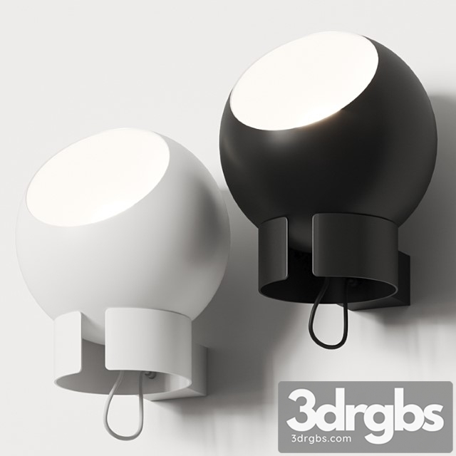 Tossb sphere wall lamp