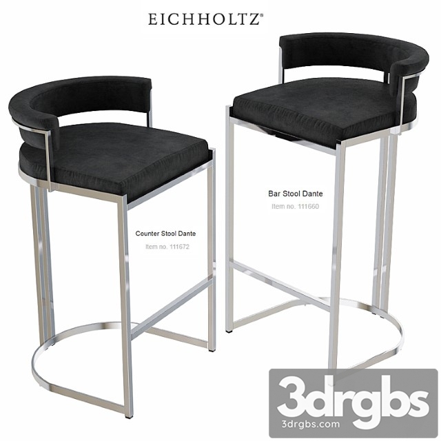 Eichholtz counter & bar stool dante 111672 111660 2
