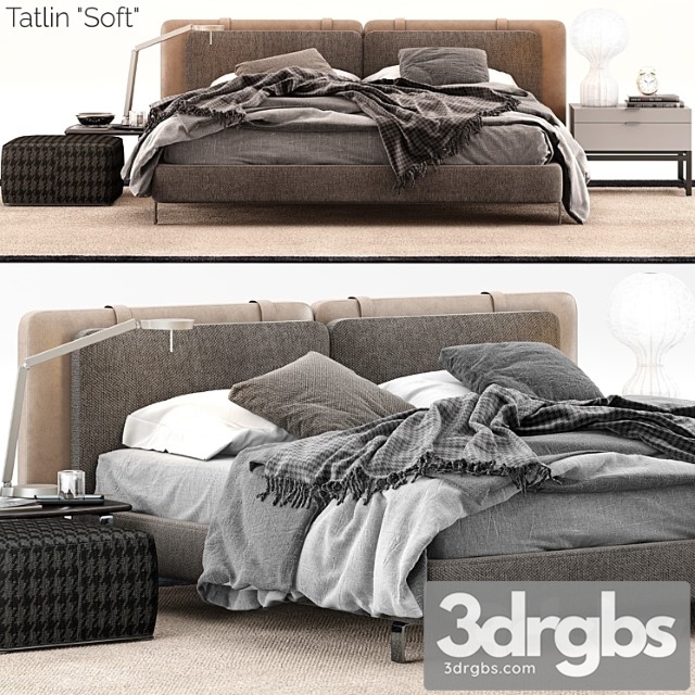 Minotti tatlin soft bed_2 2