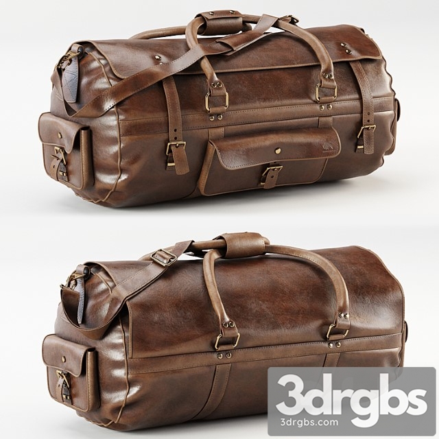 Roosevelt buffalo leather travel duffle bag