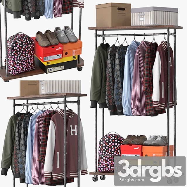 Clothes Industrial clothes rail rack