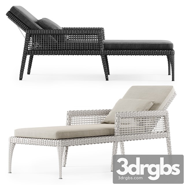 Rattan Chaise Lounge Dr50 Shezlong Iz Rotanga