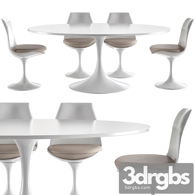 Saarinen Tulip High Tables Knoll 1