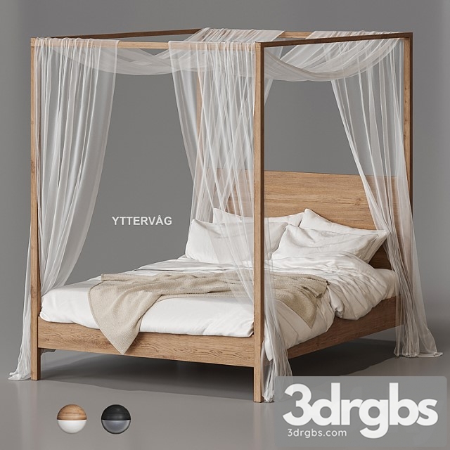 Ikea yttervåg four-poster bed