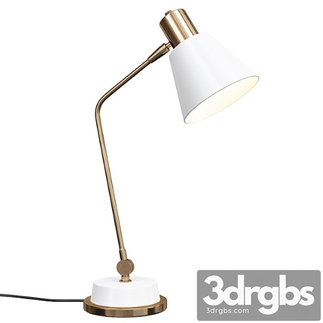 Cylinder usb task table lamp