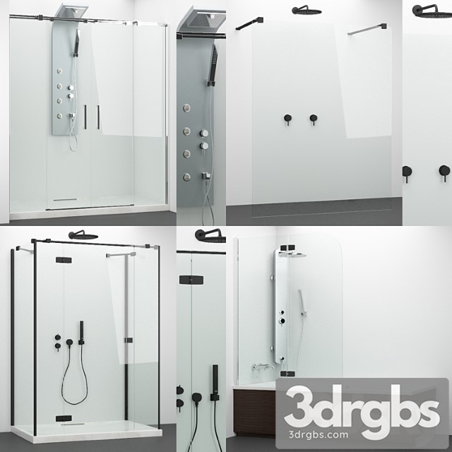 Set of Cabins Radaway Grohe 4