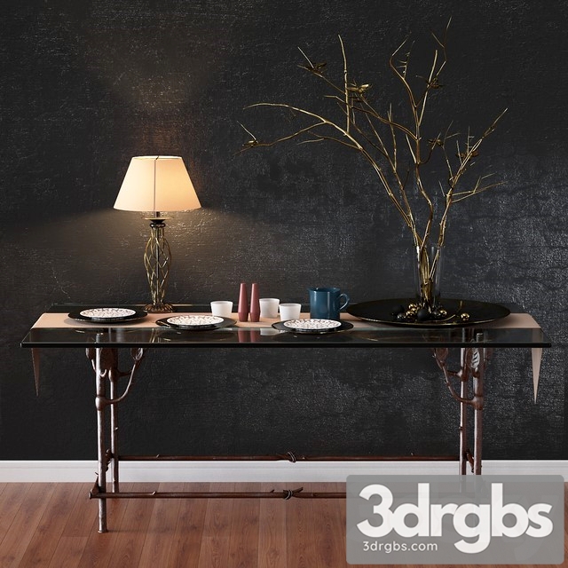 Ciani Table with Decor