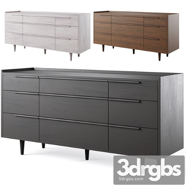 Tate 9-drawer dresser by crate and barrel