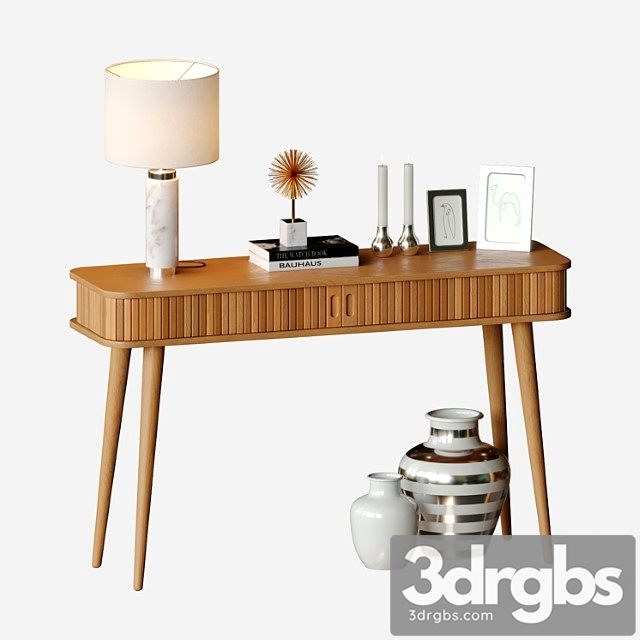 Decorative set in scandinavian style