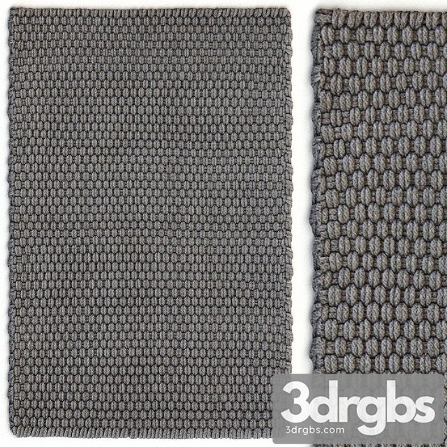 Dash Albert Rope Graphite Rug Carpet