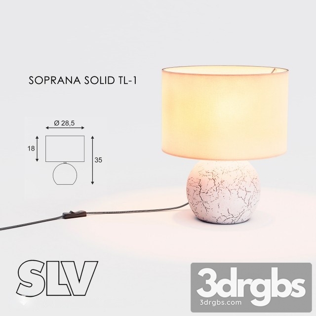 Soprana Solid Table Lamp