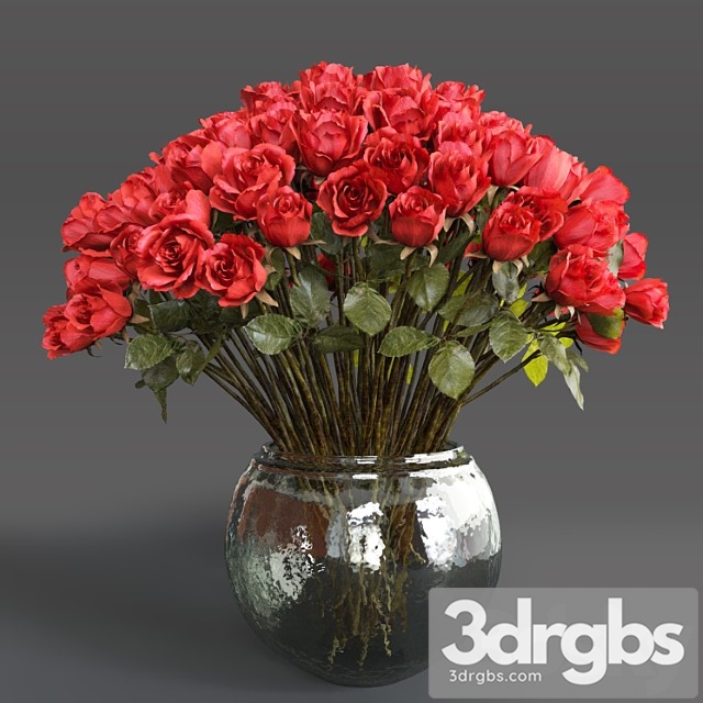 Bouquet of red roses