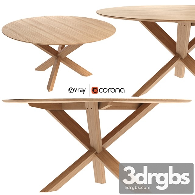 Mikado round dining table r160 cm by industry west 2