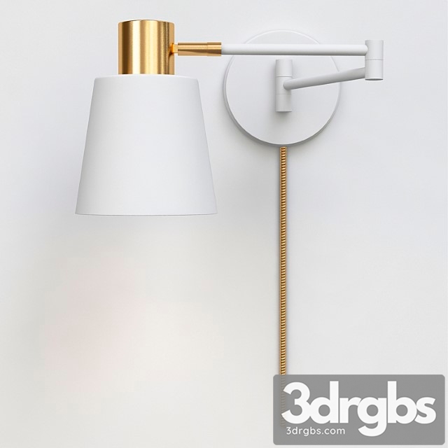 Light society alexi plug-in wall sconce