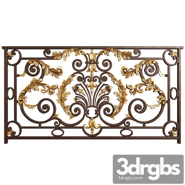 Classic Forging Wrought Iron Railing