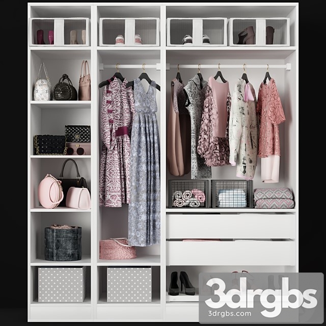 Wardrobe ikea pax 8