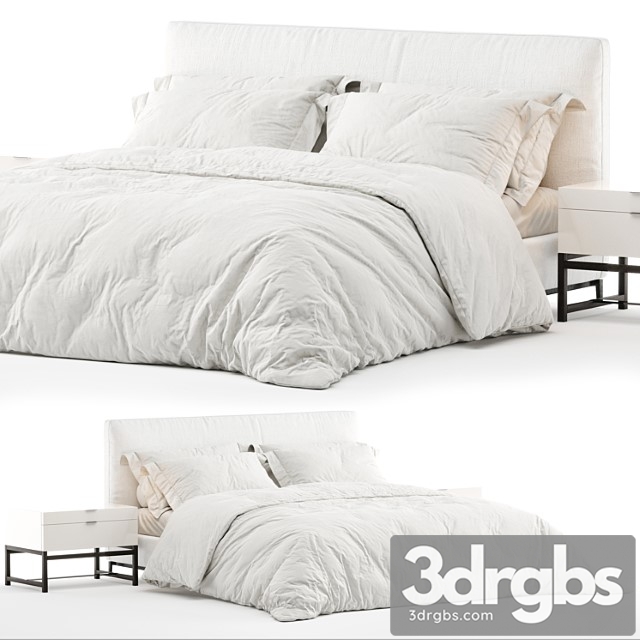 Bed minotti andersen (white)