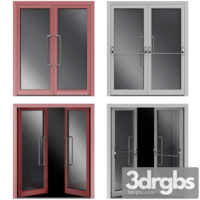 Metal swinging fire doors_1 2a