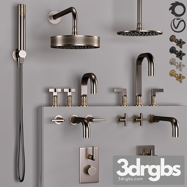 Gessi Bathroom Inciso Faucet Set 1 1