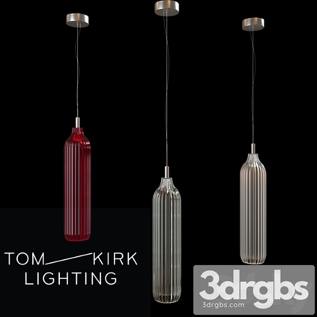 Flute pendant by tom kirk lighting