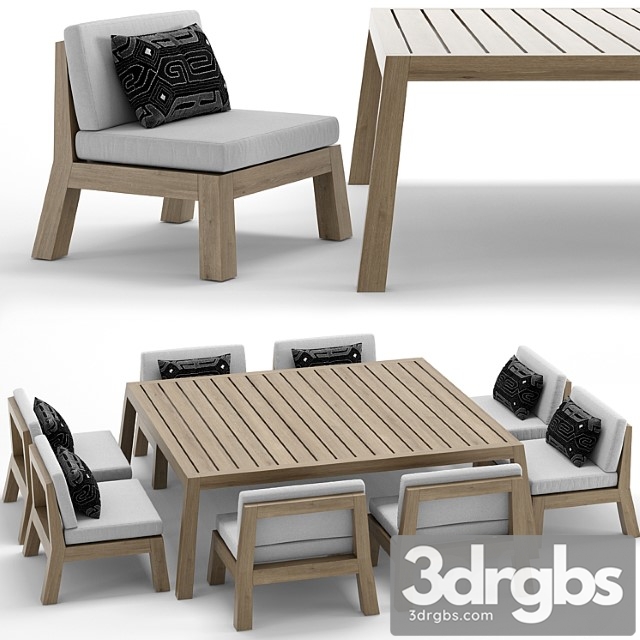 Rh outdoor bonaire table-chair 2