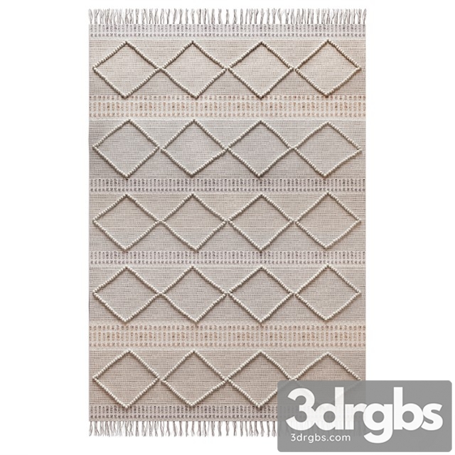 Home republic hendrix natural & sky rug